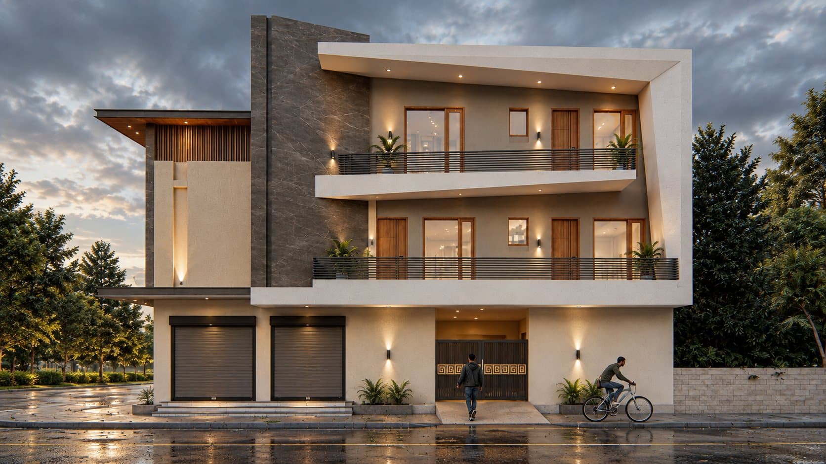 Corner Building Concept, Karnal — Morphic Spaces