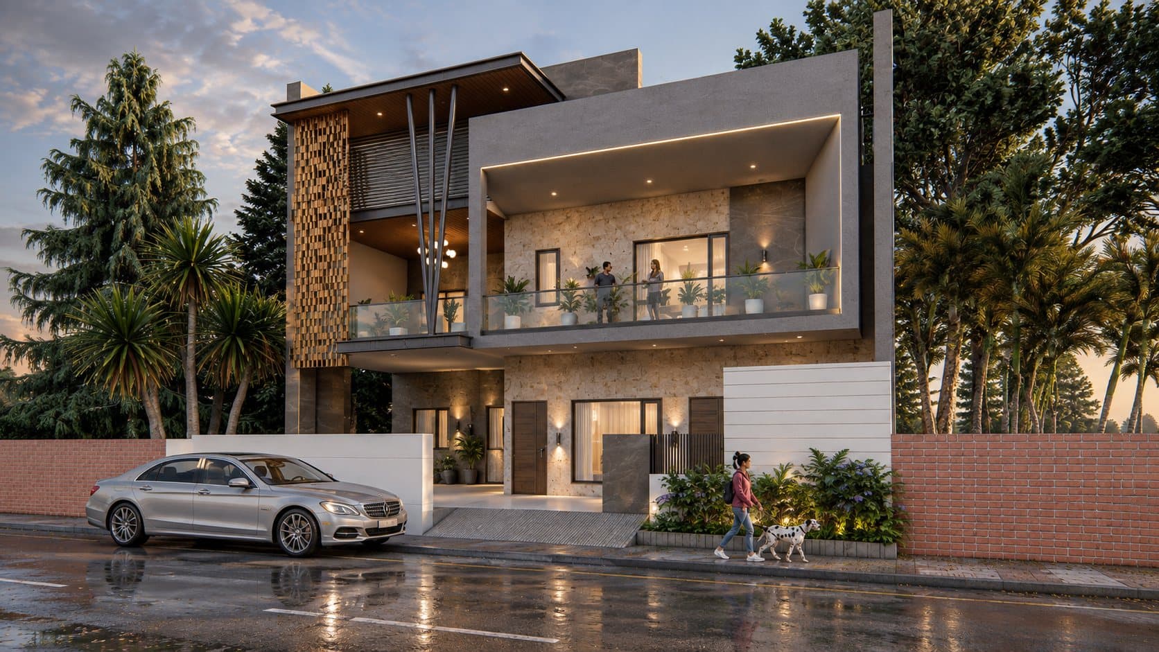Modern Residence Concept, Karnal — Morphic Spaces