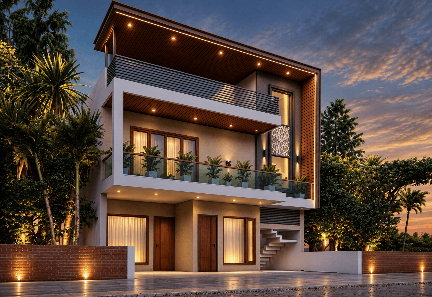 Architectural material and site detail