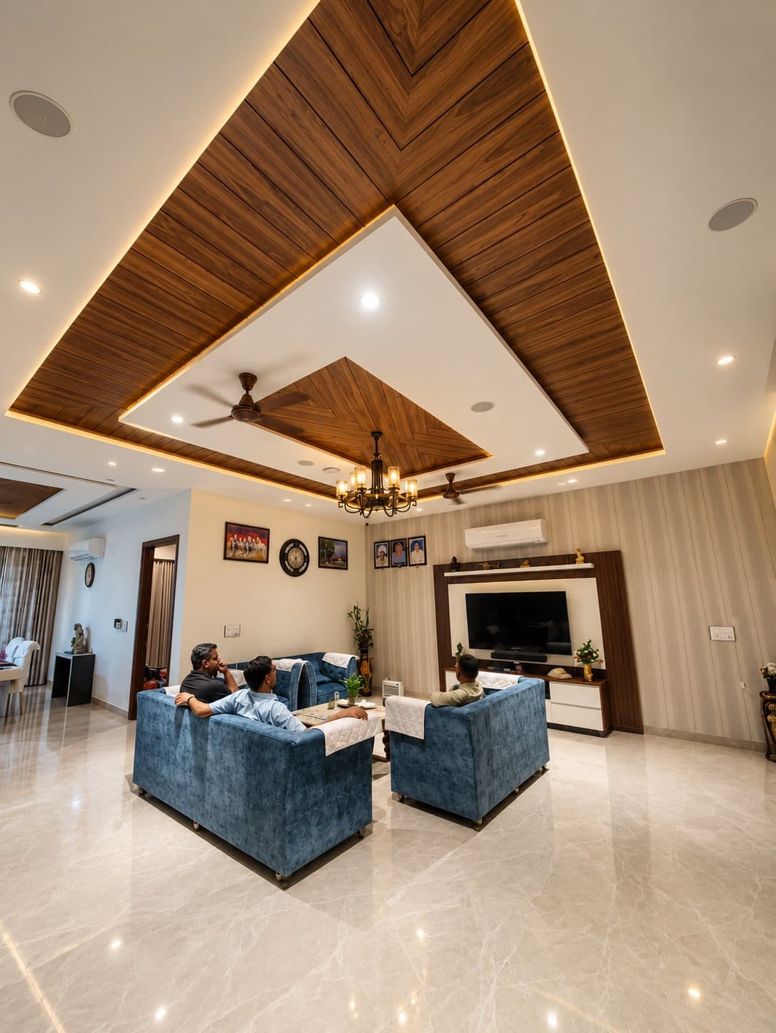 Interior detail and material composition