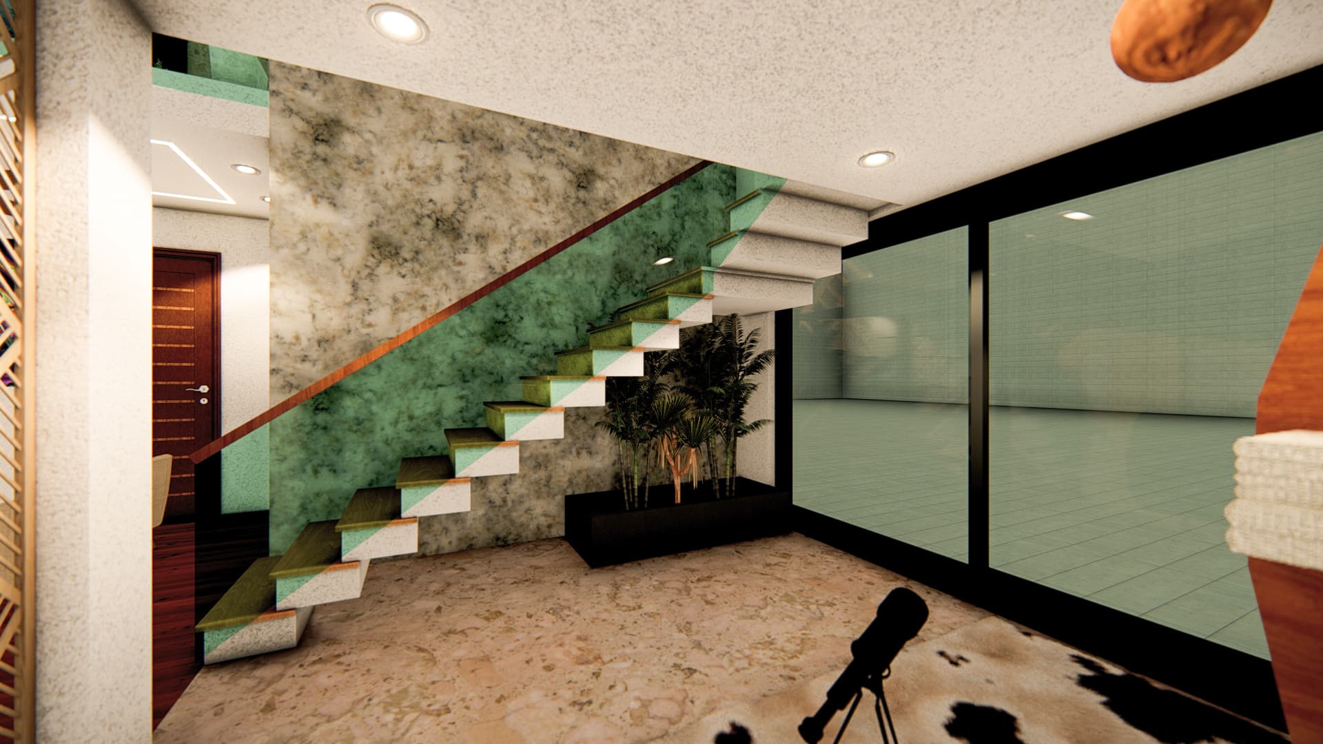 Residence at Banur, Interior — additional view 2